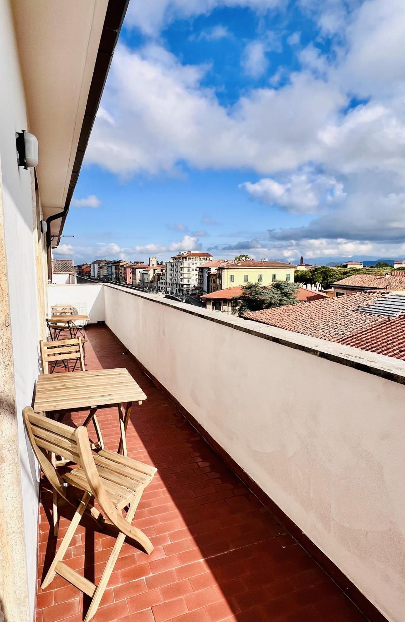 Attico Terrazza Vista Panoramica Lungarni Pisani Apartman Kültér fotó